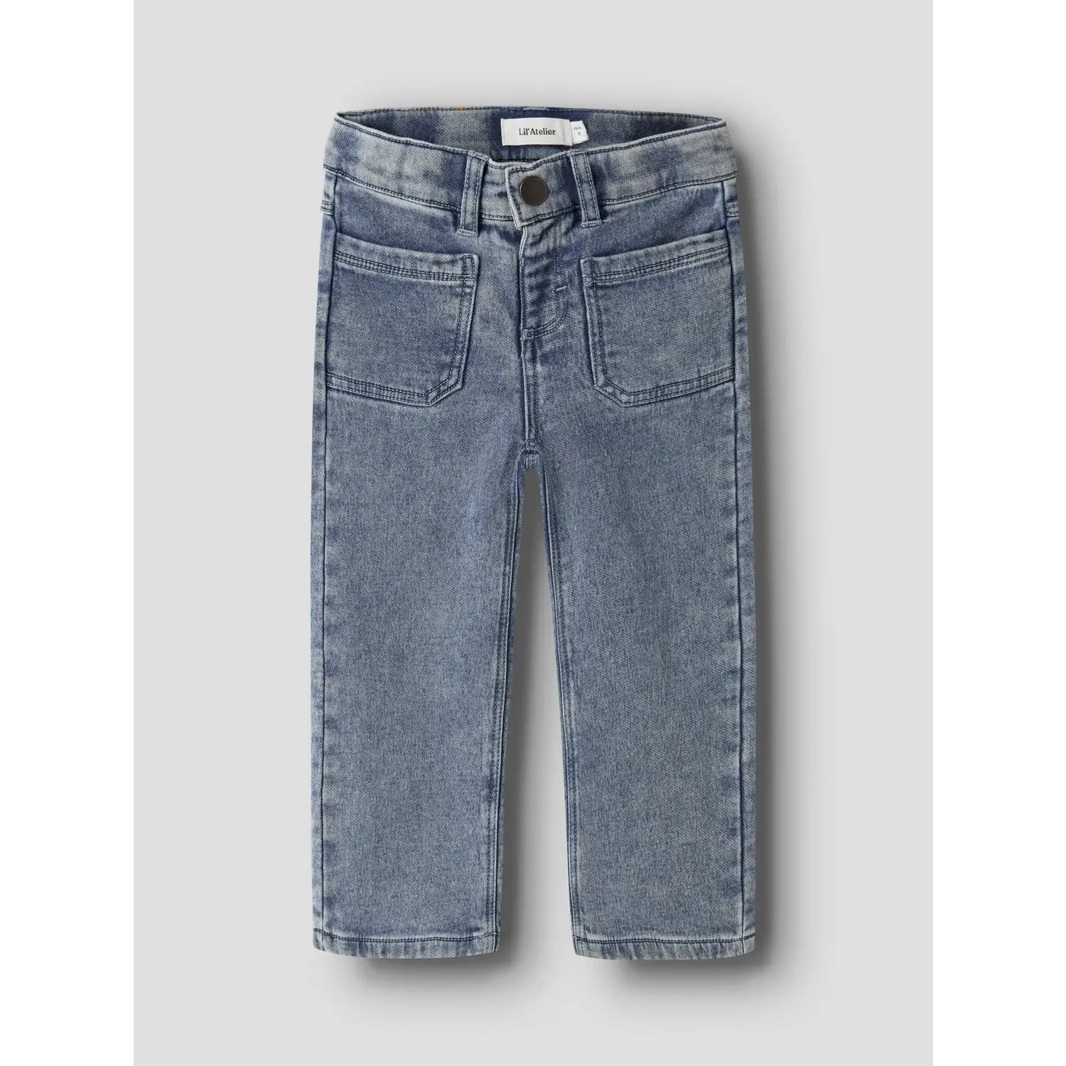 Lil ' Atelier | NMFNADIE WIDE JEANS 3302-CI LIL | Medium Blue Denim