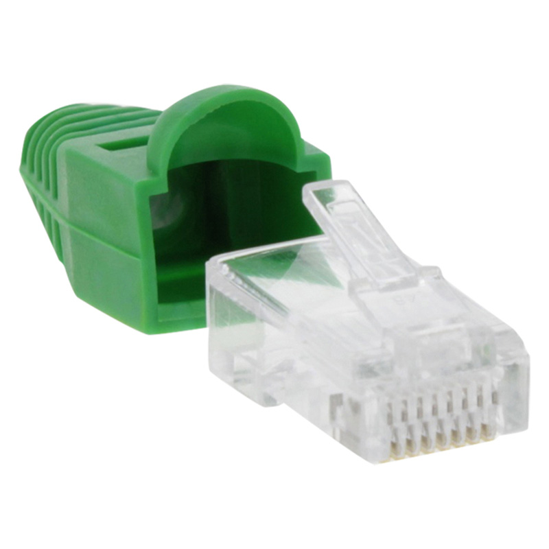 UTP 6 connectors en kappen 8P RJ45/6