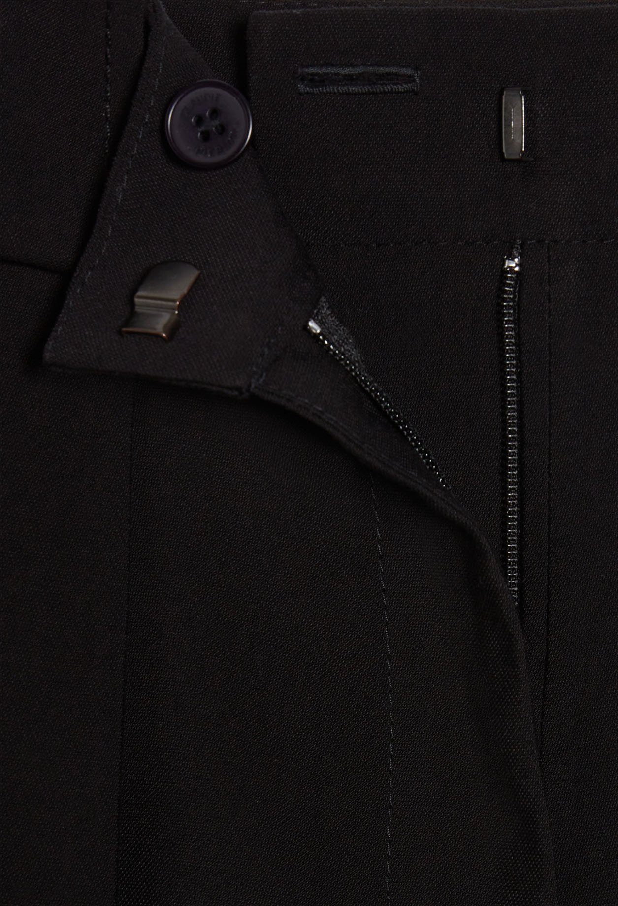 Pantalon tailleur fluide noir