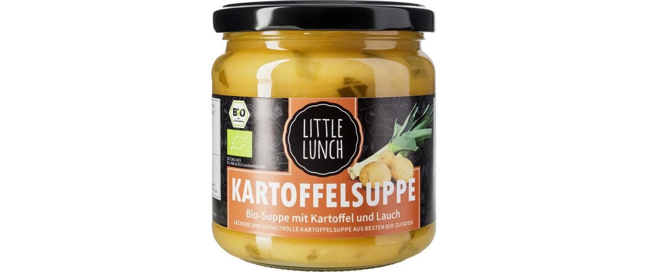 Bio Kartoffelsuppe 350 mlBio-Suppe mit Kartoffeln und Lauch