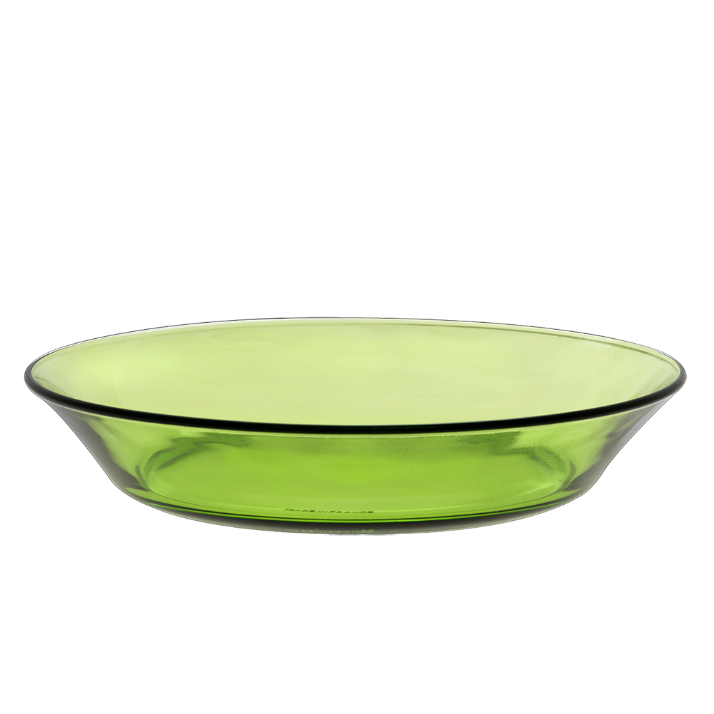 Lys - Assiette creuse en verre 19,5 cm (Lot de 6)