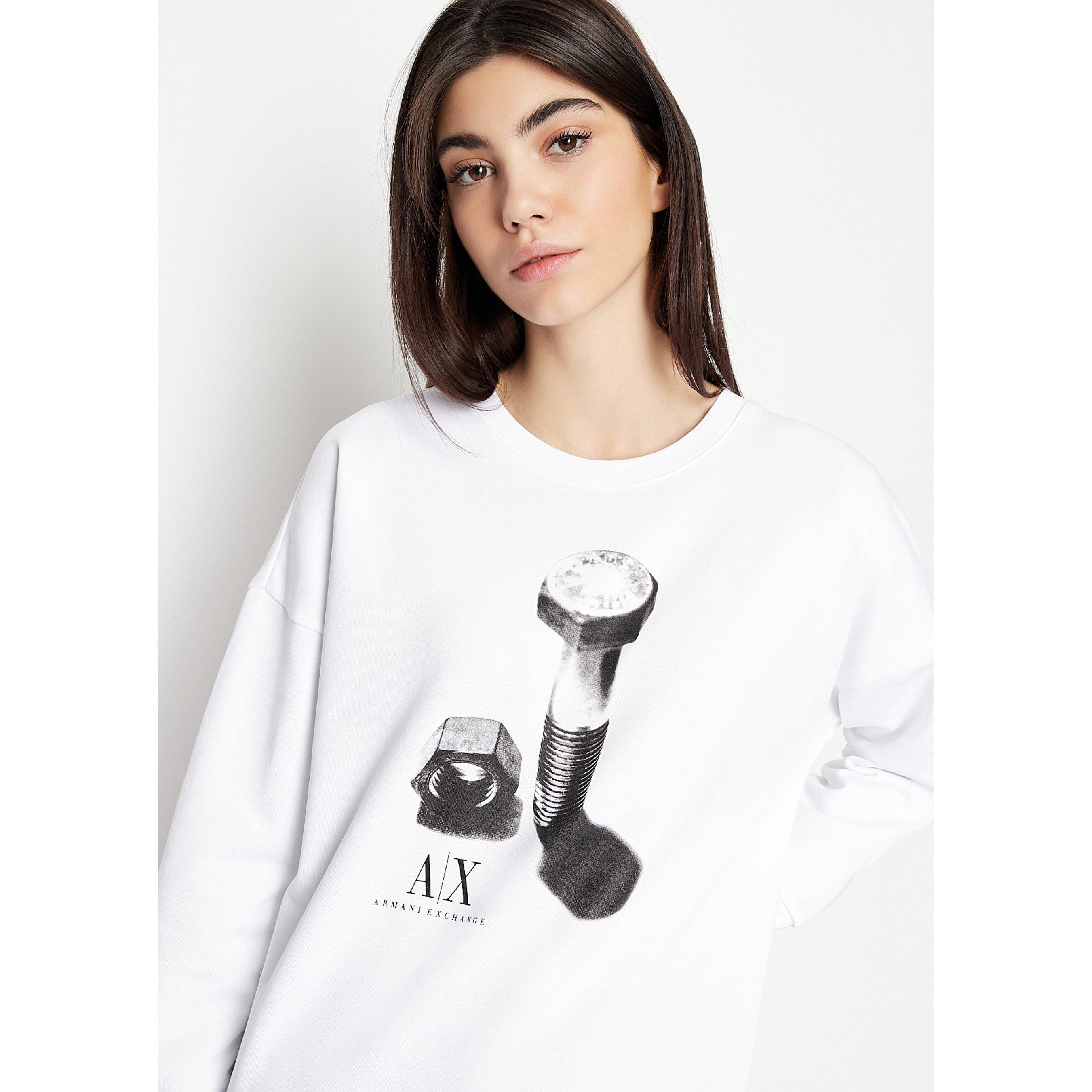 Armani Exchange Felpa Crewneck Jumper