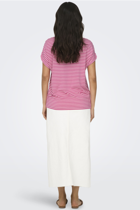Only roze dames t-shirt