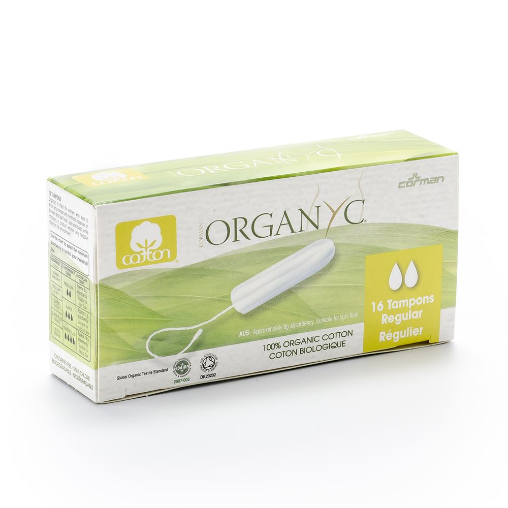 ORGANYC Tampons<br>16 Stück, Regular