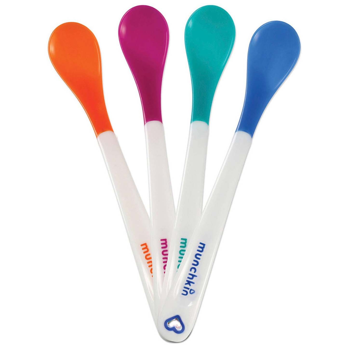 Munchkin lepels warmtegevoelig 4 stuks 3+ maanden multi
