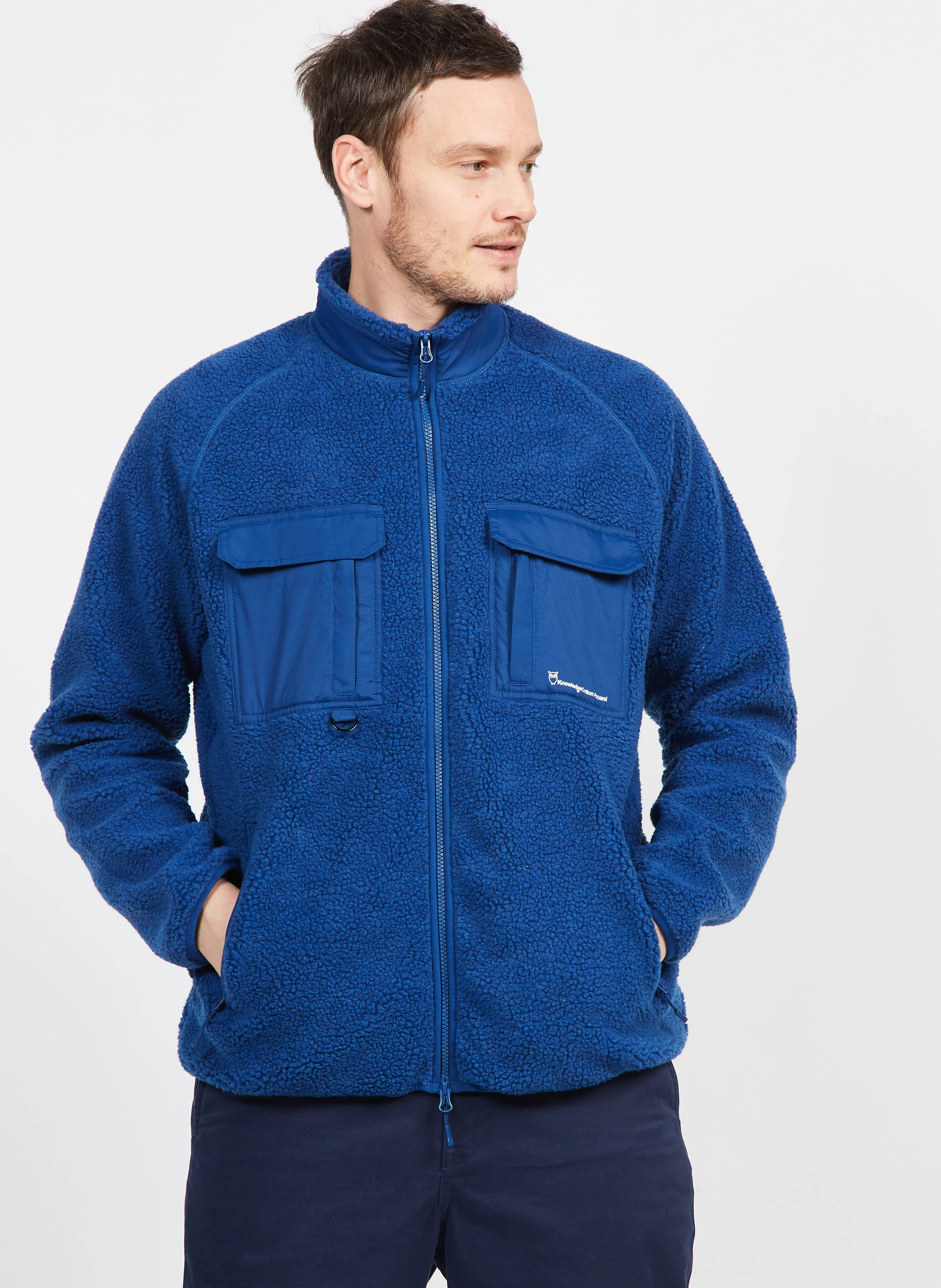 Veste polaire en matière recyclé | Bleu