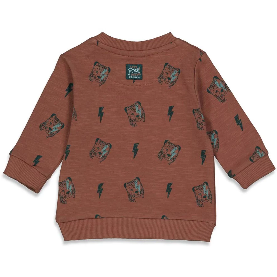Feetje Sweatshirt Wild Thing Bruin