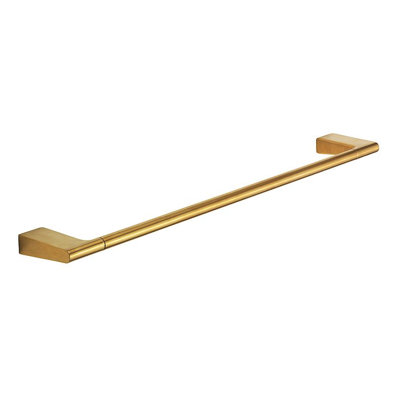 HÅNDKLESTANG PRESSALIT STYLE BØRSTET MESSING ENKEL 61CM