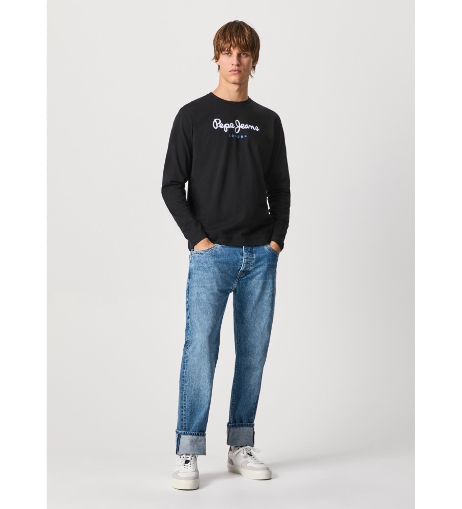 Camiseta longa Pepe Jeans Eggo preta