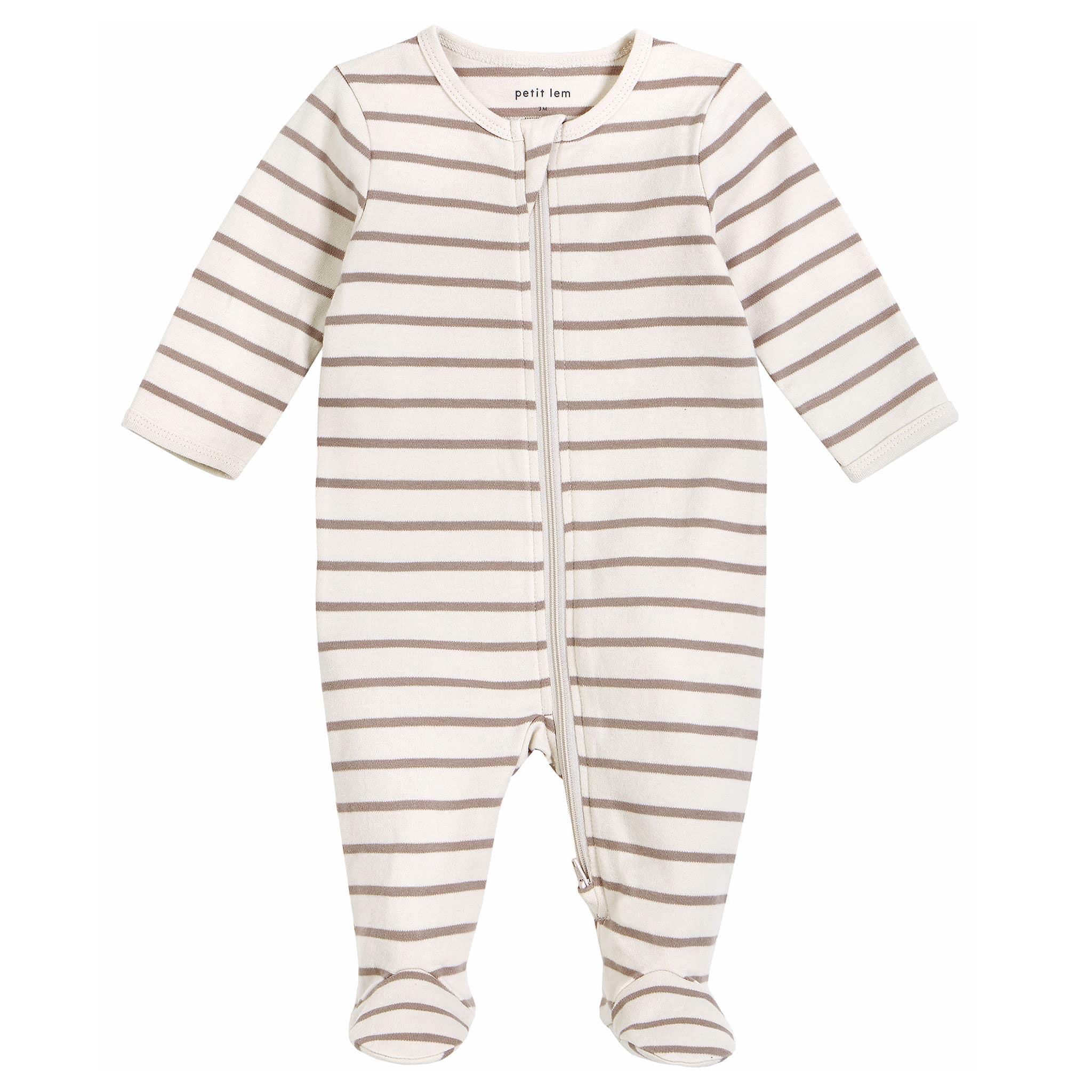 Petit Lem Pyjama Rayé Moutons 0-12mois