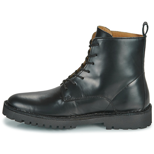 Selected - SLHRICKY LEATHER LACE-UP BOOT - Noir