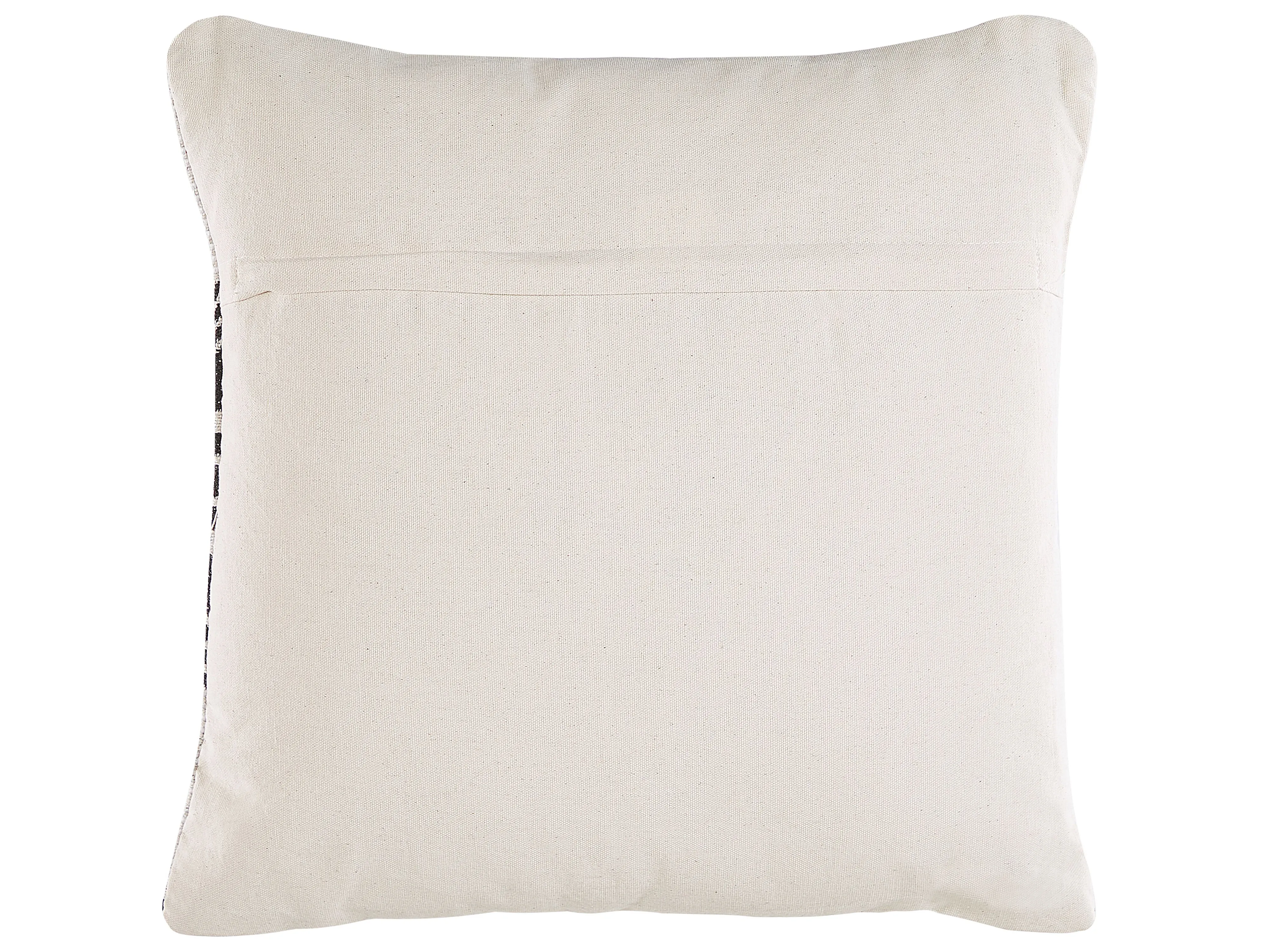 Set van 2 sierkussens CARDAK Katoen 45 x 45 cm Zwart/wit geometrisch patroon