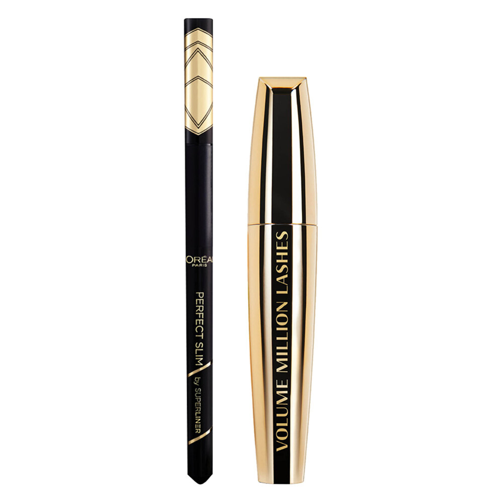 L'Oréal Million Lashes Mascara & Superliner Eyeliner Pakket