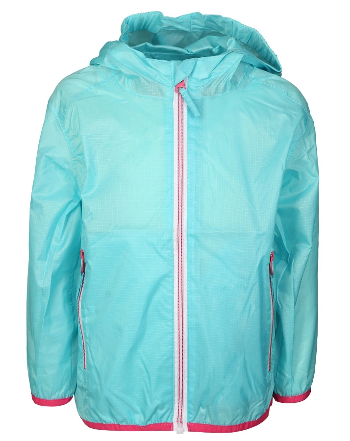 Regenjacke PACK-IT in türkis