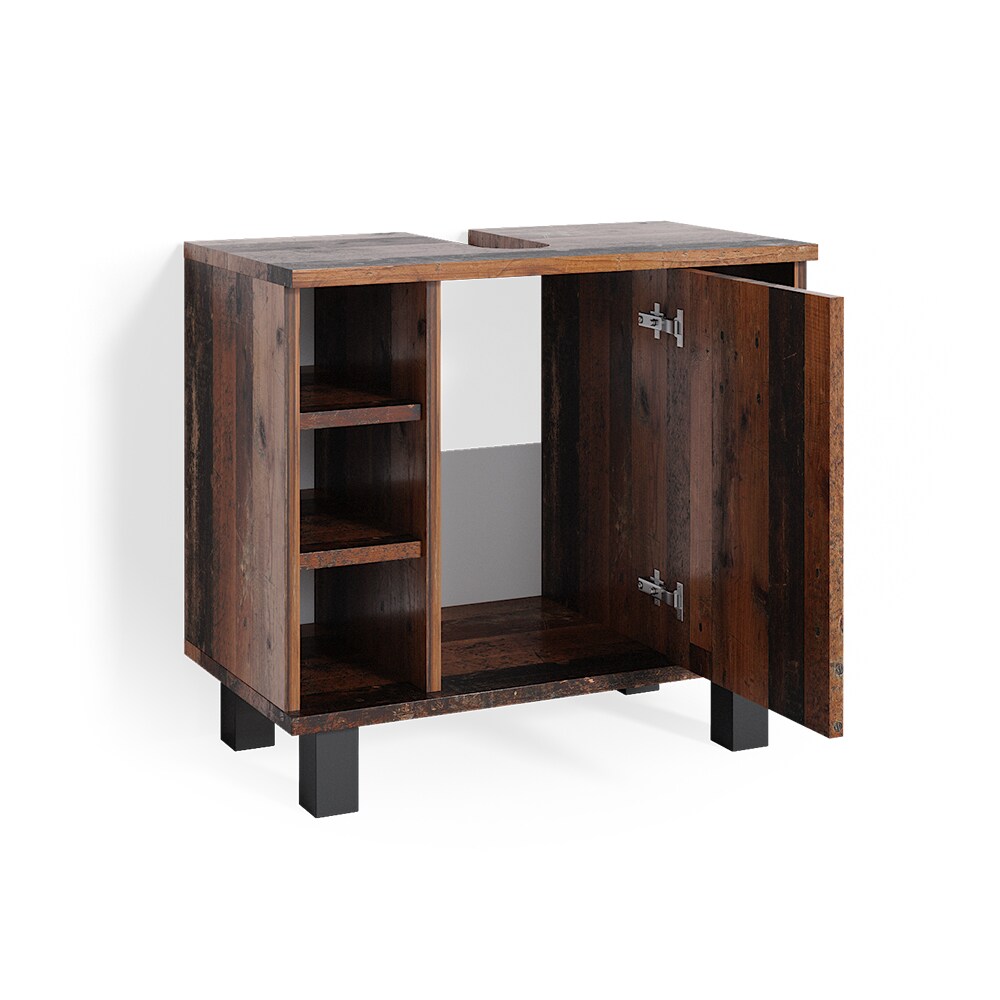 Vicco Waschtischunterschrank Badschrank Unterschrank Fynn Old Style Badmöbel