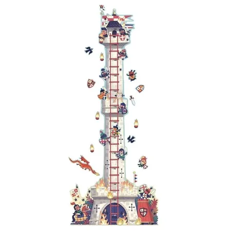 Djeco Wandsticker Messlatte: Ritter