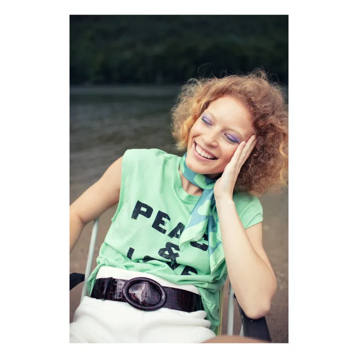Sisters Department Foulard Imprimé Cœurs | Vert