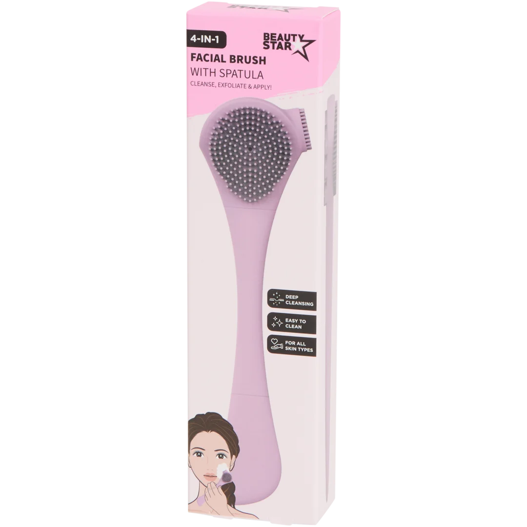 Brosse nettoyante pour le visage Beauty Star 4 en 1