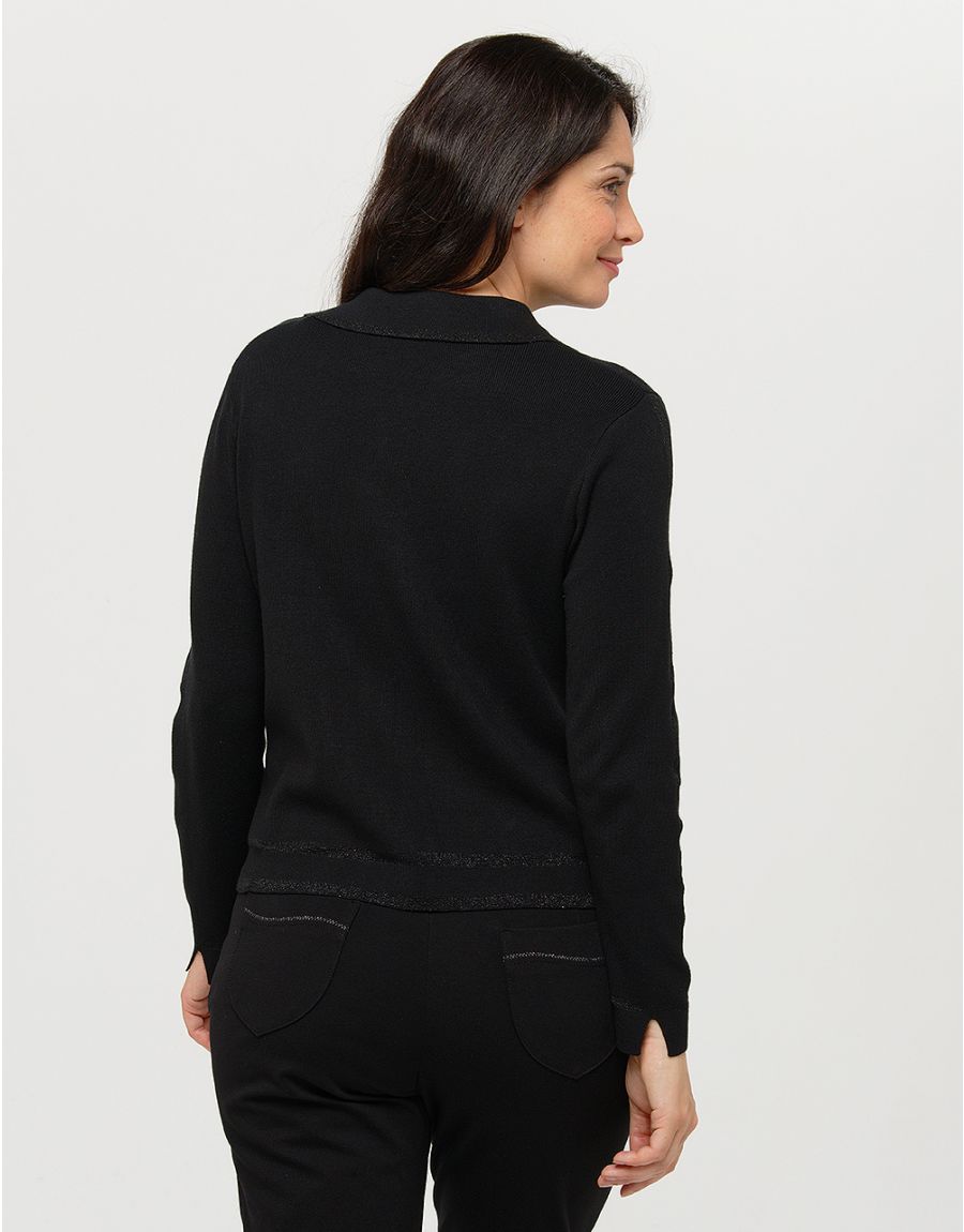 Gilet irisé noir