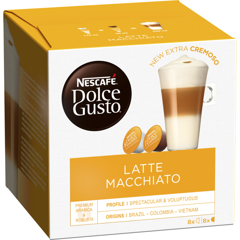 Nescafé Dolce Gusto Latte macchiato capsules