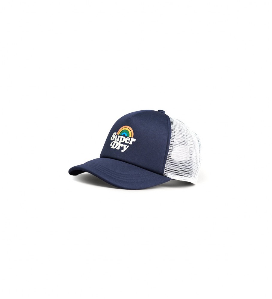 Boné Trucker Superdry Vintage Logo Azul Marinho