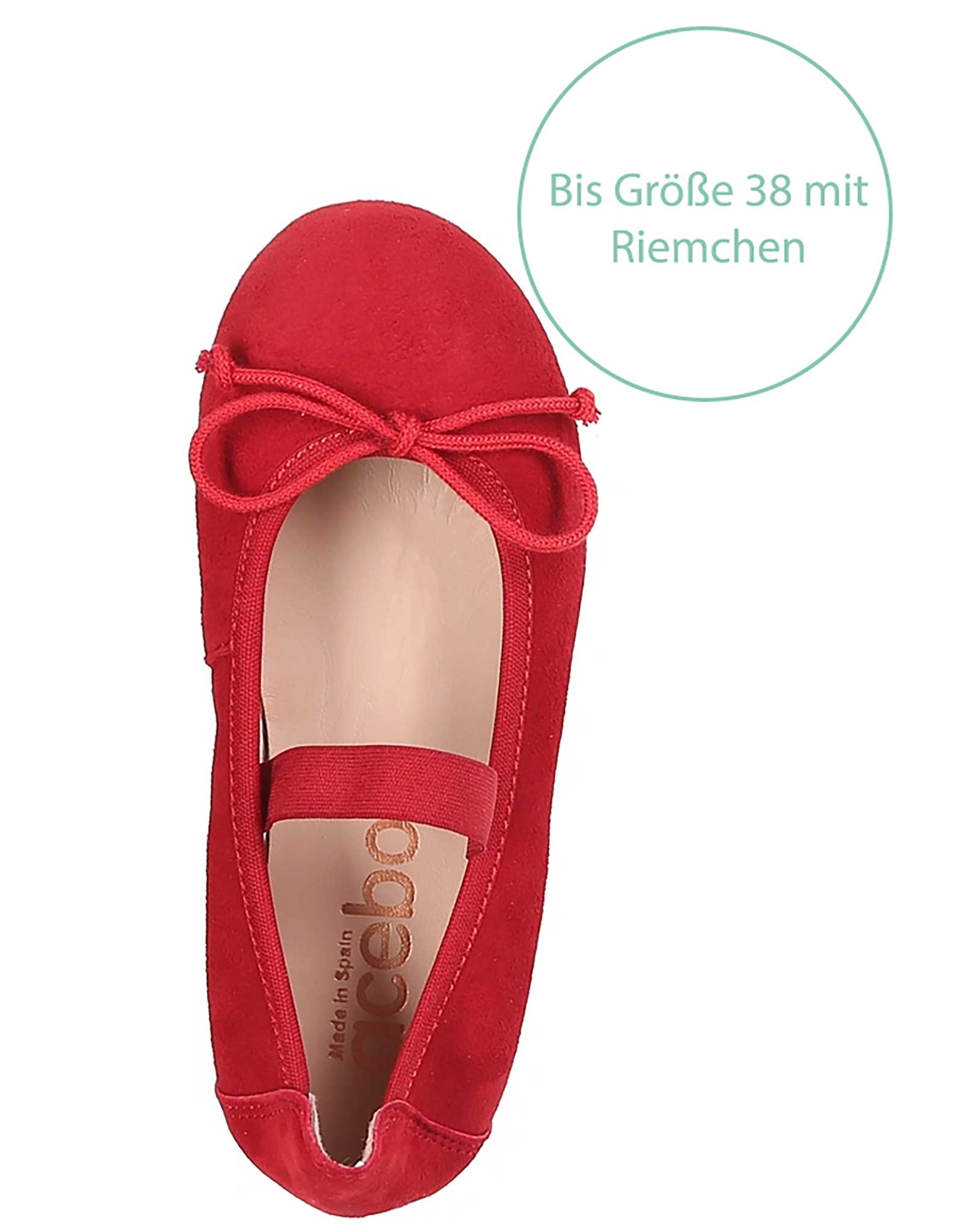 Ballerinas CHICA in rot