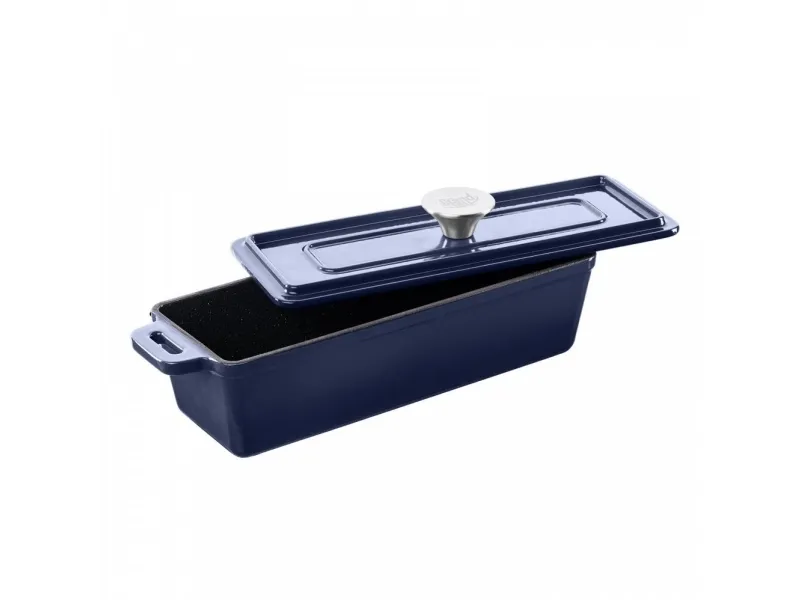 GRAND FEU cast iron baking dish, blue, 35.4 x 11 x 11.4 cm