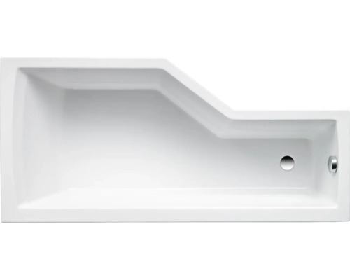 OTTOFOND Clipbad 80 x 160 cm wit glanzend glad 979101