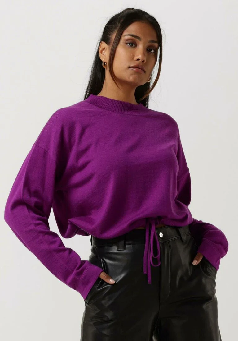 VANILIA paarse vanilia trui merino wool sweater