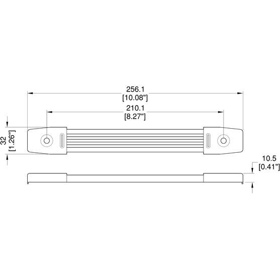 Penn Elcom H1010k straphandle met metalen kapjes