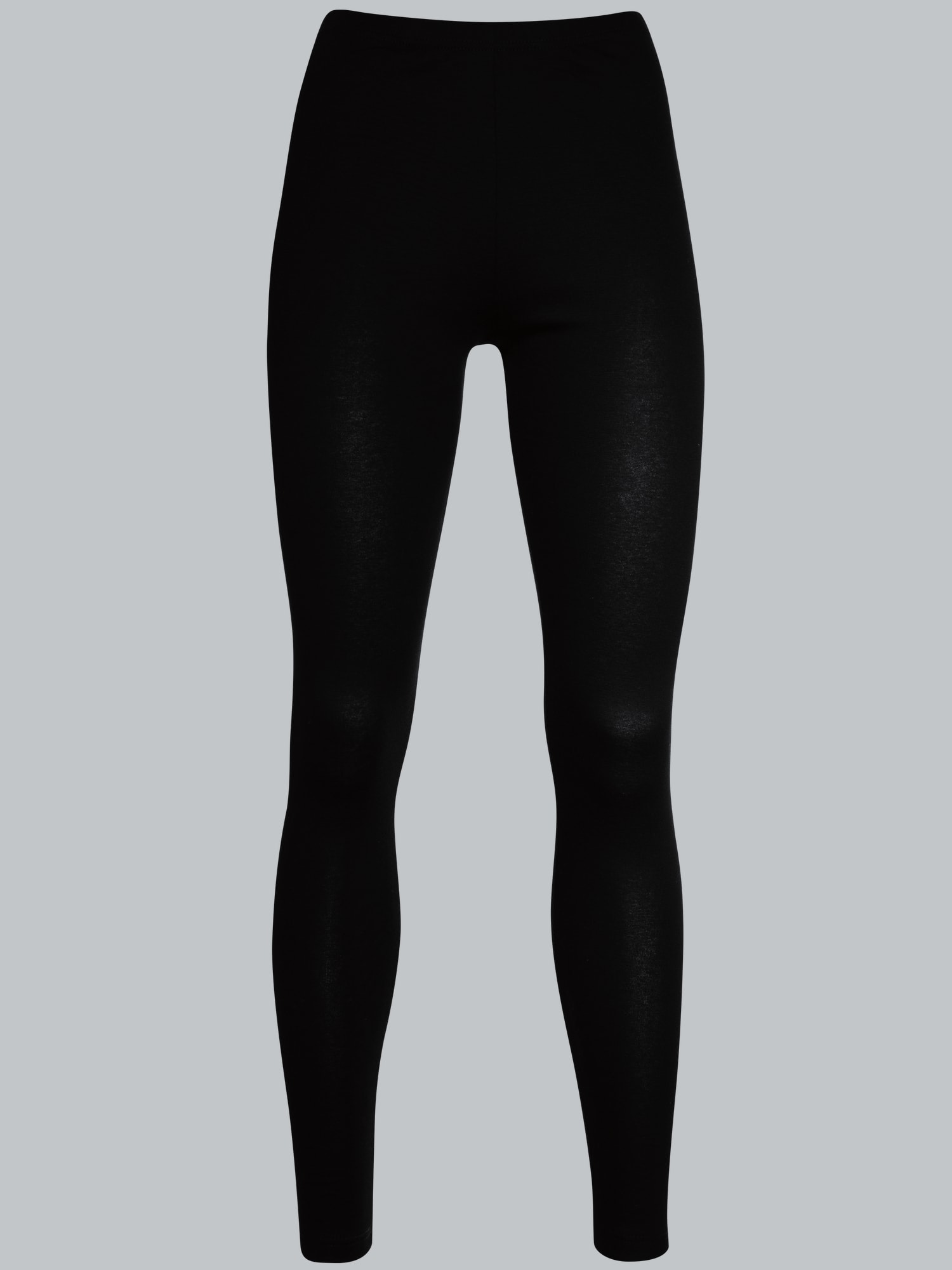 Leggings aus Baumwolle/Elastan Schwarz