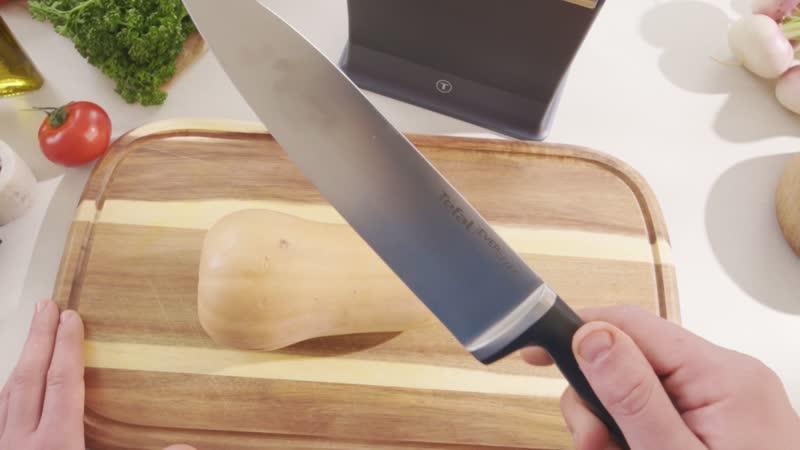 EverSharp K297S244 koksmes 20cm en messenblok met geïntegreerde slijper