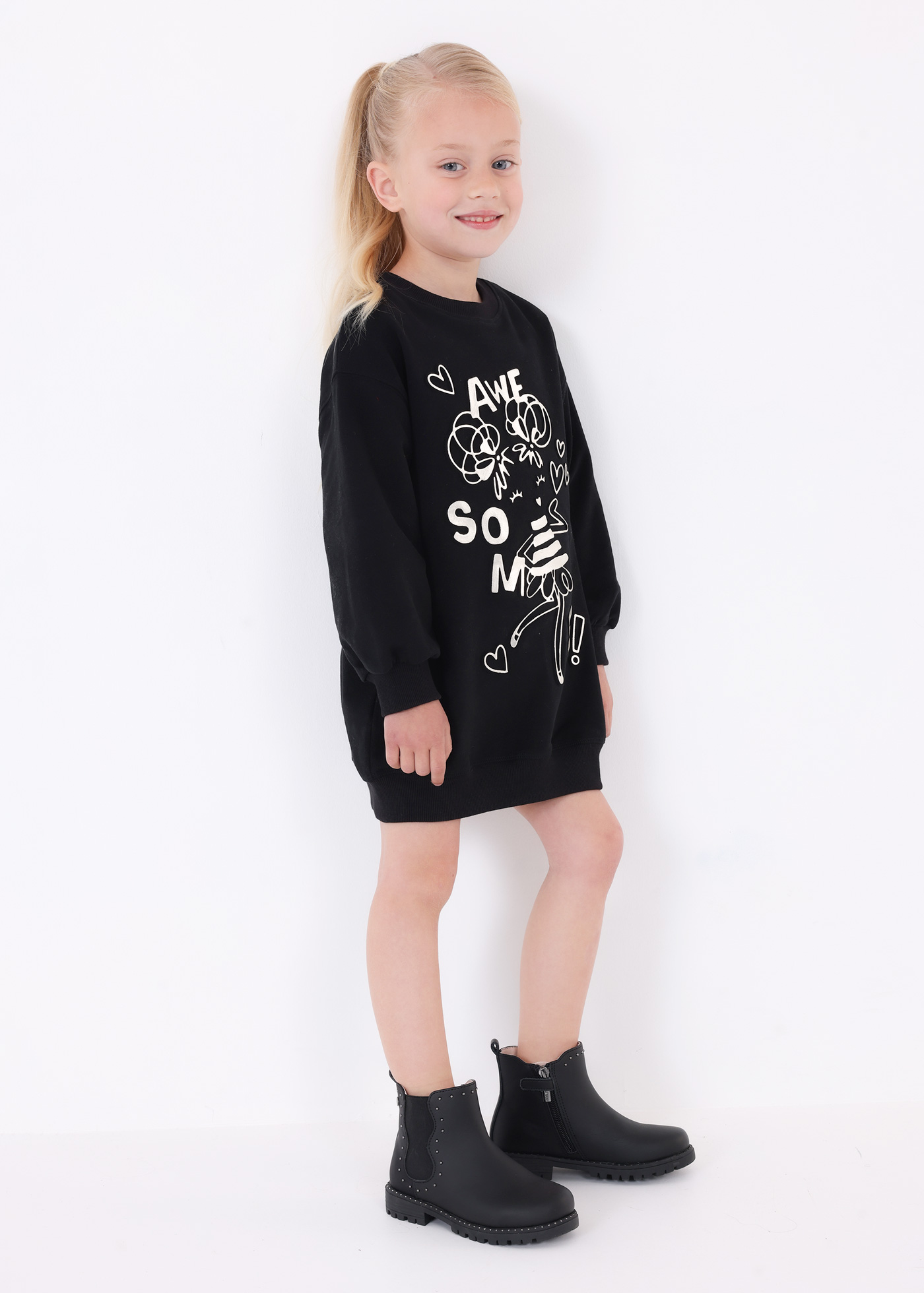 Vestido estampado Better Cotton para meninas