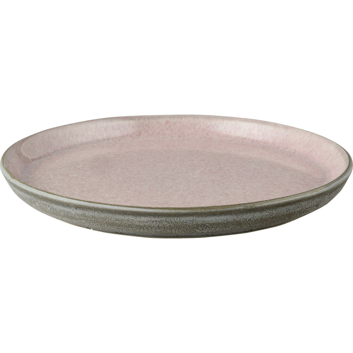 Tallerken Gastro 21 cm grå/rosa Bit