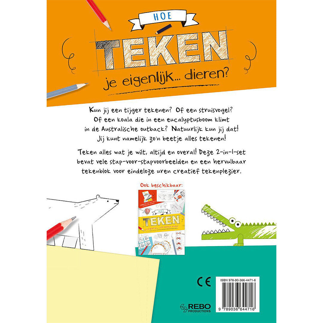 Uitgeverij rebo hoe teken je eigenlijk... dieren?