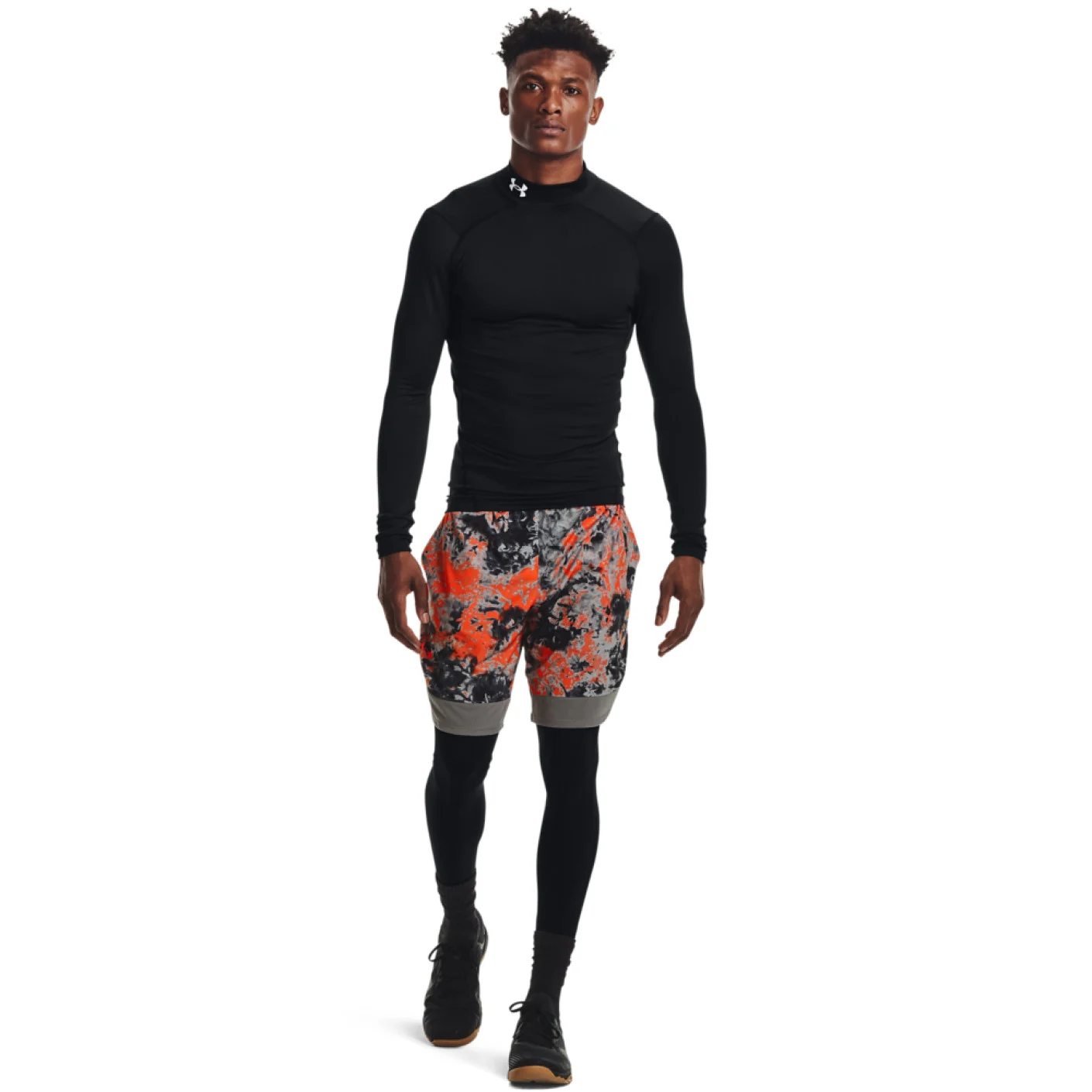 Under Armour Cold Gear Armour Compressieshirt Zwart