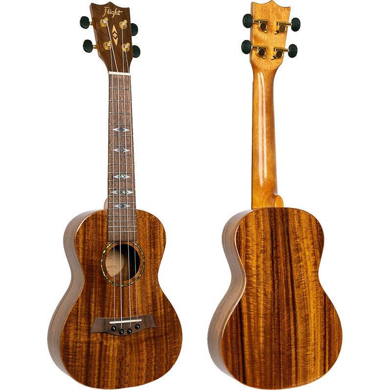 Flight Supernatural Series DUC445 Glossy Acacia concert ukelele met gigbag