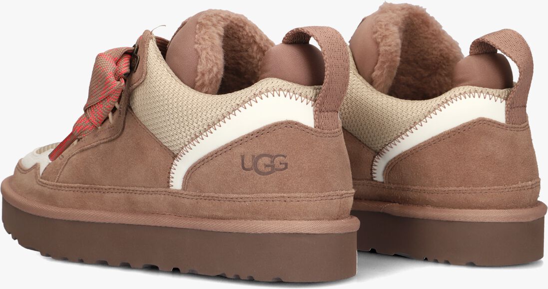 bruine ugg hoge sneakers w lowmel