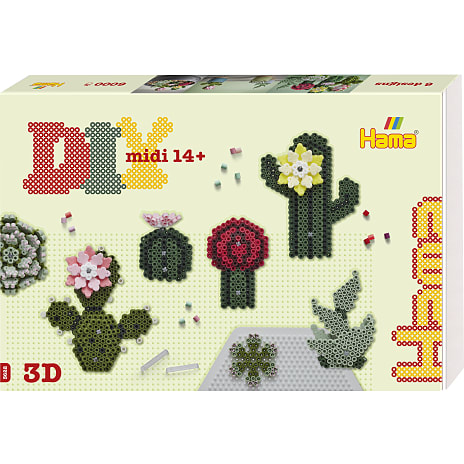 Hama art midi 3D - sukkulenter