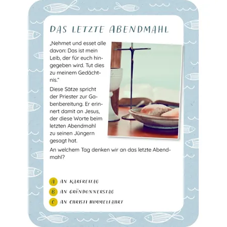 Coppenrath Verlag Schachtelspiel: Welt ist voller Wunder–Quiz z.Erstkommunion