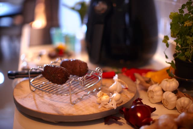 Philips To-etagers stativ med grillspyd til Airfryer 6.2L HD9905/00