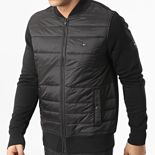 Veste Zippée Mix Media 2122 Noir