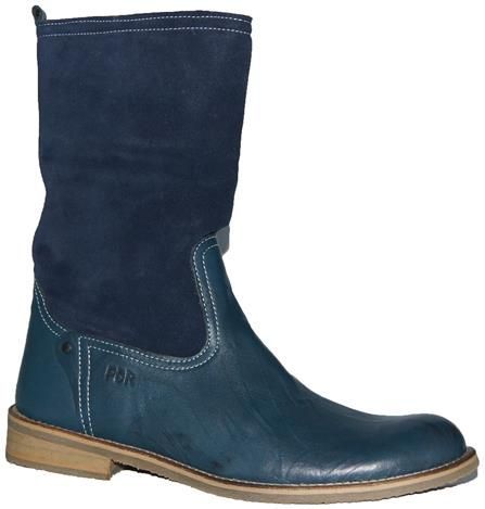 Piedro - 63000N Veterboots - Blauw - Leer