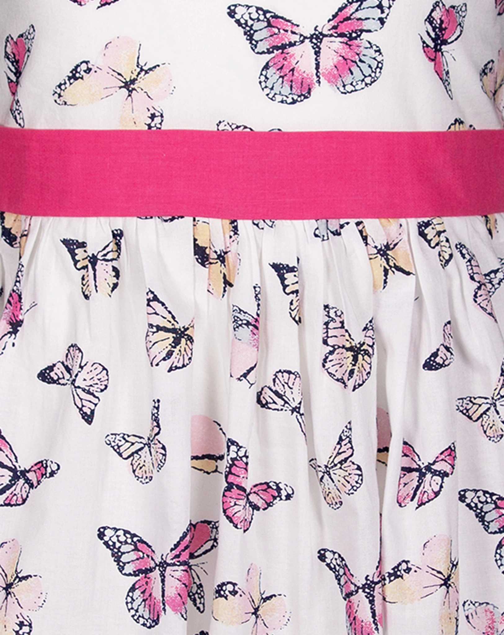 Kleid PAPILLONS ärmellos in ecru