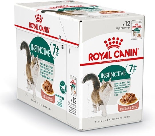 Royal Canin kattenvoer in saus Instinctive 7+ 85 g 12 stuks