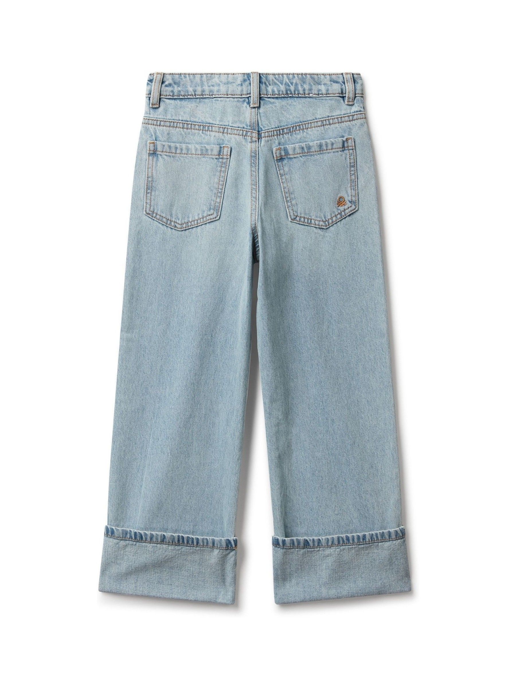 Benetton meisjes blauwe Taylor jeans met rechte pijpen (6-14 jaar)