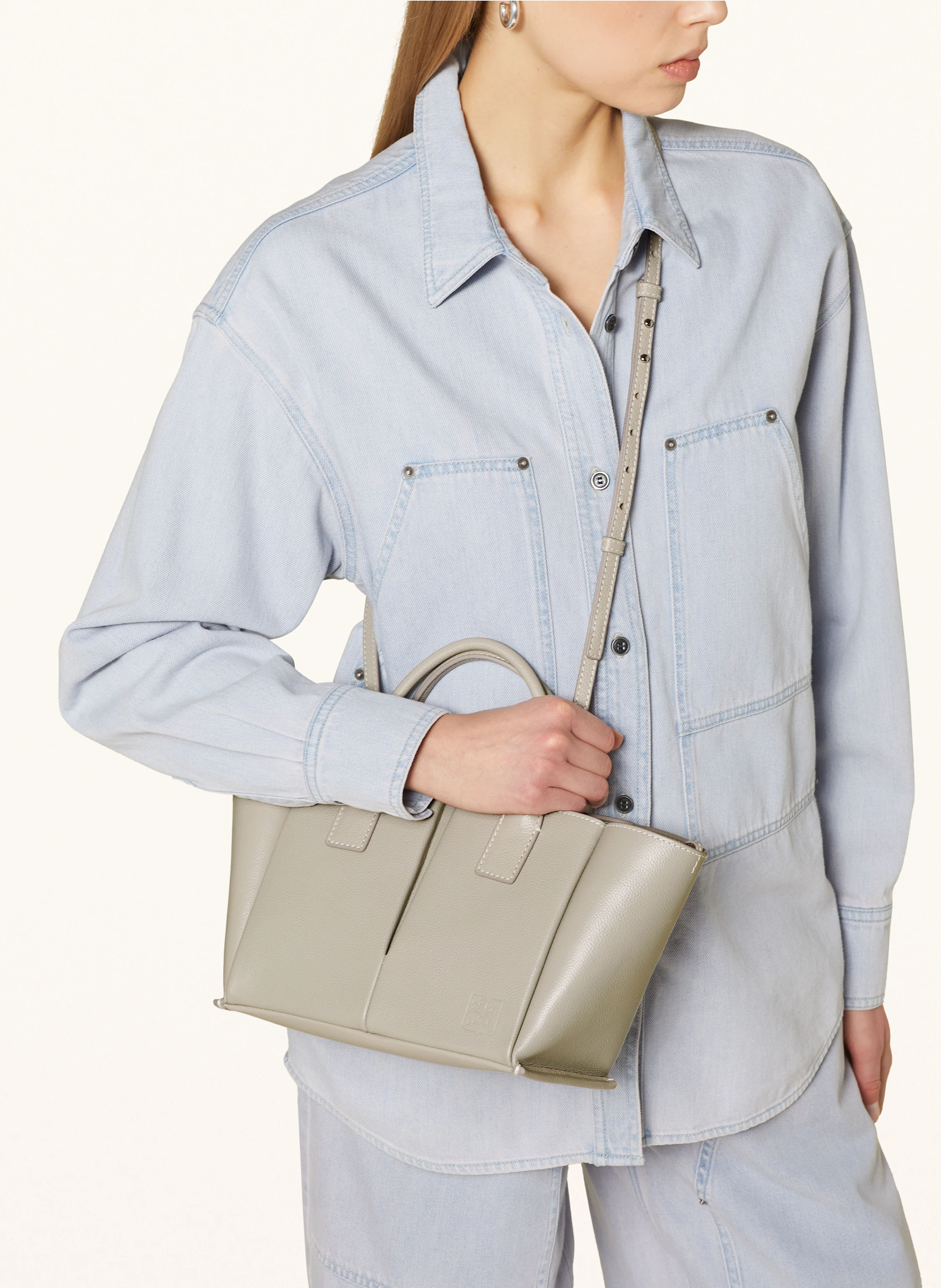 LE TANNEUR Handtasche ELENA mit Pouch