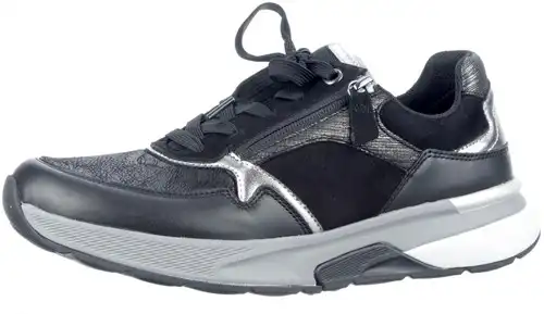 56.847.67 Gabor Rollingsoft zwart combi - maat 5.5 sneaker zwart combi - maat 5.5 Calandschoen