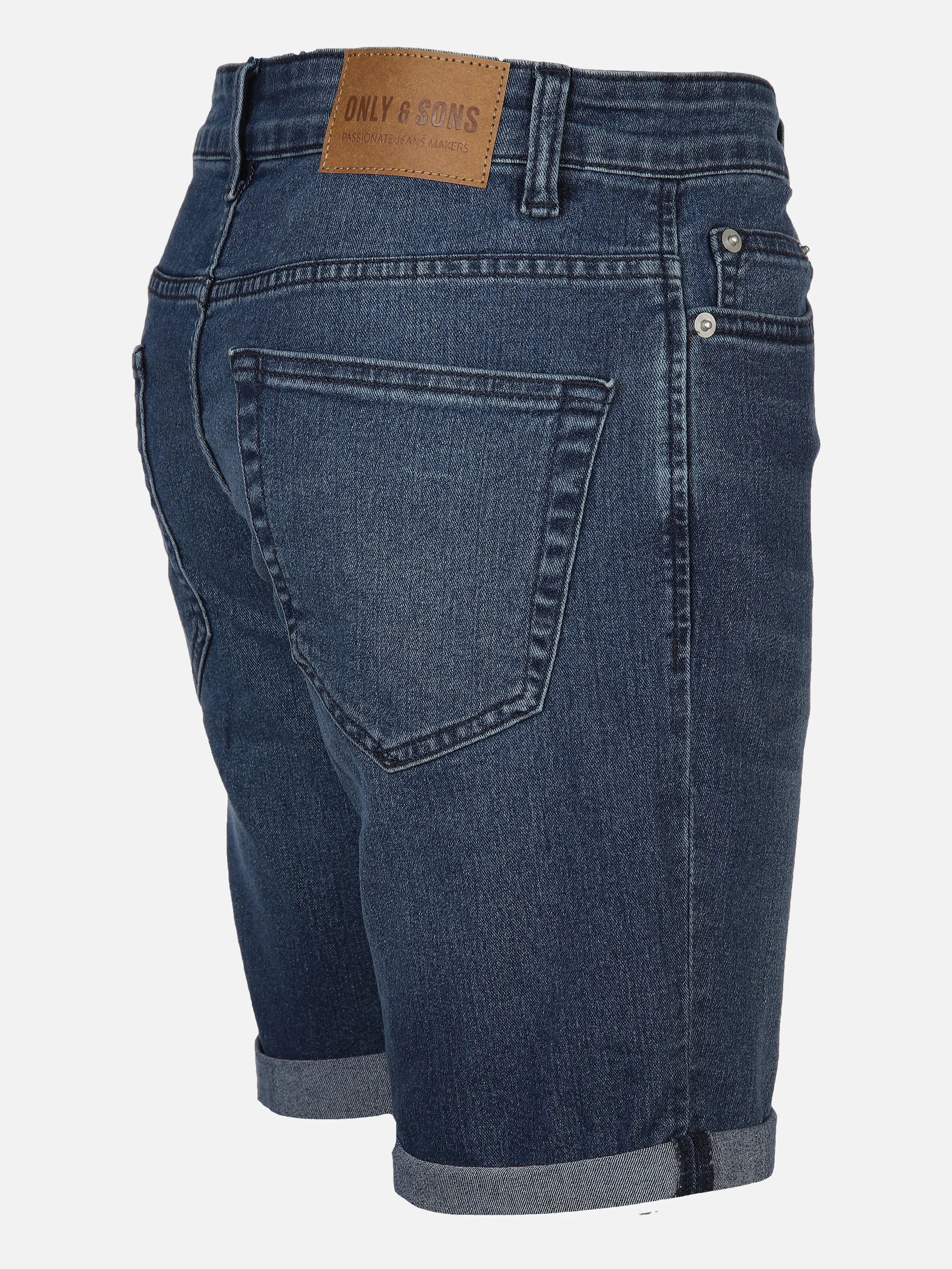 Only & Sons ONSPLY DARK BLUE 7073 Jeansshorts