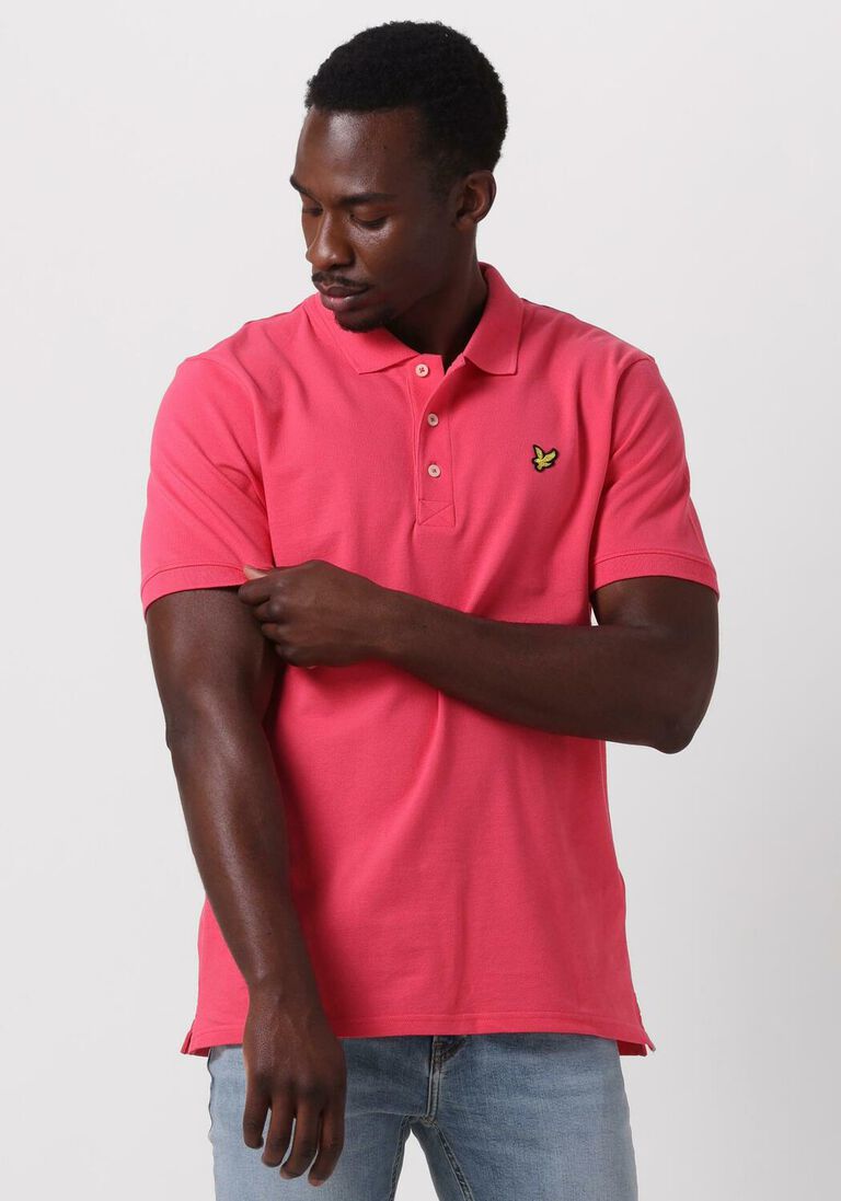 LYLE & SCOTT roze lyle & scott polo plain polo